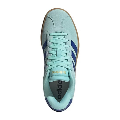 adidas Women's VL Court Bold (Flash Aqua / Team Royal Blue / Gold Metallic)